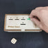 Penny Game Fun Board Game with Pennies, Coin Game Wood Box for 2-6 Players, Simple + Strategic Dice Games