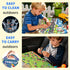 2 Pack 3-5, 3D Elfew Puffy Sticker Books for Kids Ages Construction Truck and Vehicle Car Stickers for Toddlers Boys