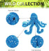 16 Inches DolliBu Large Octopus Stuffed Animal - Wild Collection Sea Animal Plush Blue Octopus, Adorable Stuffed