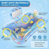 Tummy 012 Inflatable Time Water Mat with Mirror Portable Baby Play Mat for Month Infants, Strengthen Muscles & Promote