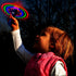 Windy City Novelties Hand-Held LED Light Up Galaxy Spinner - Colorful Flashing Lights for Events