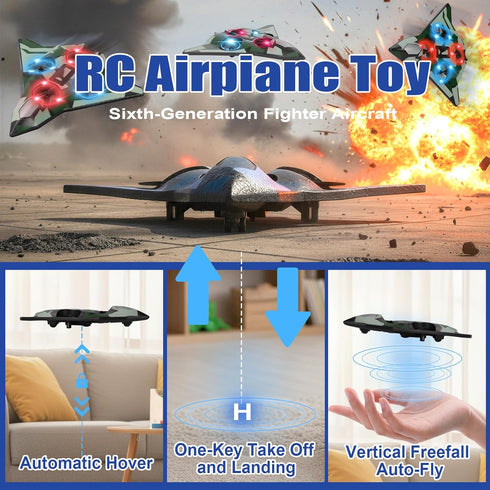 ZzzMgzzZ Foam Remote Control Airplane for Kids & Adults | Durable and Easy to Fly with Stable Flight, Perfect