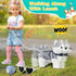 Marsjoy Husky Walking Dog Toy for Girls Barking Puppy with Control Leash, Realistic Wagging Tail Robot Interactive