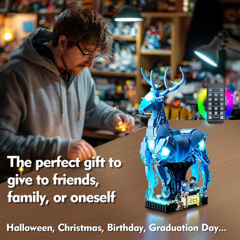 LED Lighting Compatible with Lego Expecto Patronum 76414, Light Kit for Model (Not Included)