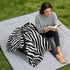 Mazeann Zebra Print White Black Car Seat Cover Baby Breathable Soft Infant Carseat Covers Canopies Babies Carrier
