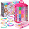 P&C 3200pcs Beads for Bracelet Making Kit for Girls Ages 5-12 with
