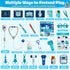 3-5, Set 3 4 5, Doctor Kit for Toddlers Pretend Doctors Play with Cart, Costume and Stethoscope for Kids Aged Role Play