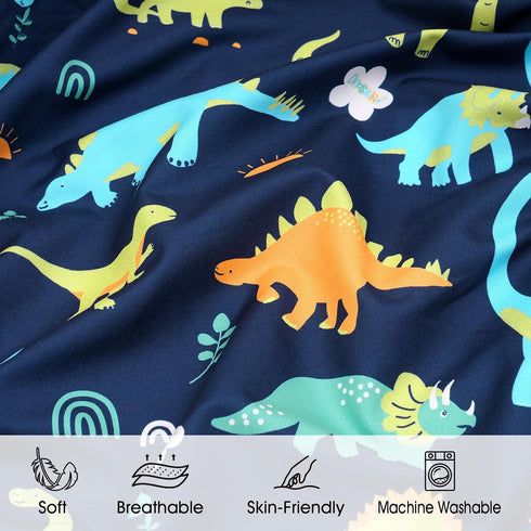 2 Pack 28x52x9in PHF Soft Crib Sheet Fitted, Baby Sheets for Boys Girls, Fits Standard Crib and Toddler Mattresses