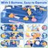 3+ 3 Magnetic Car Race Track for Toddler Educational Stem Toys Montessori Toys for Year Old to Develop Motor & Thinking