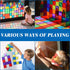 100PCS Magnetic Tiles Blocks for Kids Ages 3-8, STEM Educational Magnet Building Toys for Toddlers, Gifts for 3-8 Year
