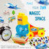 HORIECHALY Transportation Stickers for Kids, Colorful Safe Teaching Aids, 280 PCS Cute Decals with Cars, Airplanes,