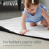Guava Family Travel Crib Sheet | Plush Quilted Fitted Sheet, Manufacturer-Approved Fit | Soft and Breathable Crib Sheet