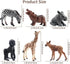Toymany 12PCS Baby Figurines Forest Animals, Realistic Woodland Figures Toys Includes Elephant, Giraffe, Mountain Lion,