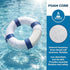 20 Inch 50cm Swimming / Pool Safety Life Preserver Throw Ring Buoy- Swim Foam Rings for Pool Wall Decoration