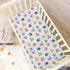 Vdsrup 39 27 5In Crib Sheets for Boys Girl Cute Snails Neutral Mini Crib Mattress Sheets Fitted, Crowns Toddler Baby