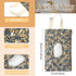 Cosblank 2 Pcs Quilted Diaper and Wipes Pouch Portable Hanging Floral Wet Wipe Bag Diaper Bag Reusable Wipes Pouch