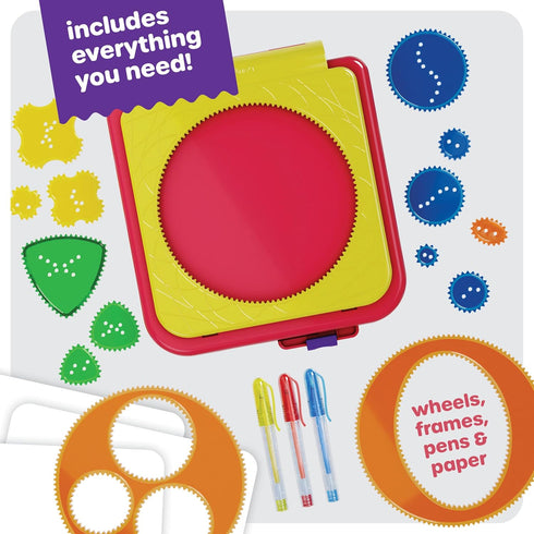 Set 6-12 6, 7, 8, 9, 10 Dan&Darci Spiral Art Kit for Kids - Craft for Girls & Boys Ages - Gifts for Year Old Girl, Boy