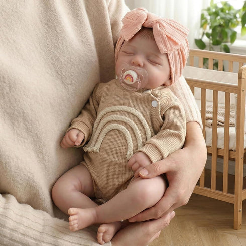 KSBD Realistic Reborn Baby Dolls-20 inch Sleeping Lifelike Newborn Real Life Baby