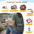 Drmukie Set 15-Color Set Mini Watercolor Paint All-in-One Walnut Wood Travel Watercolor Kit with Crossbody Bag Paint