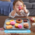 lalalark Set, 17 Sets Cookie Play Food Toddler Pretend Toys, PCS Kitchen Toy Food with Plastic Cookies, Baking Menu
