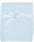 American Baby Company Fleece Blanket (30" x 30") with Silk-Like Satin Trim,