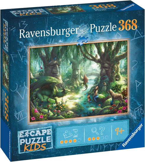 Ravensburger Escape Kids Puzzle Whispering Woods 368 Piece Jigsaw, Engaging Storyline