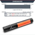 Quiver Time Black XL Orion Playmat Tube, TCG MtG Playmat Case with Waterproof Zipper, Fits 14" and 15" playmats