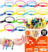 UpBrands 60 Party Favors for Kids, Friendship Zipper Bracelets 7 1/2”, Fidget Toys for Valentines, Birthday