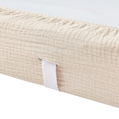 DONOMILO Muslin Changing Pad Cover,Ultra Soft Breathable Diaper Changing Table Cover for Baby Boys Girls,Neutral Fitted