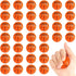 Mini Basketball Stress Ball 36 Pack, Small Foam Sports Ball, Basketball Party Favors for Kids, Anxiety Relief Toy