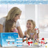 Snowman Crafts for Kids, 10 Pack Christmas DIY Snowman Kit, Indoor Decorations with Air Dry Modeling Clay