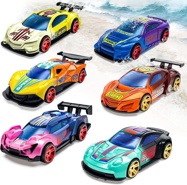 MACALOCA Color Changing Cars Toys Bath Toysva for Ages 1-3 4-8 Easter Basket