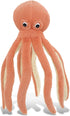 DolliBu Orange Octopus Super Soft Stuffed Animal, Cute Realistic Plush Toys for Girls, Boys, Adults - 15 Inches