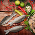 Gejoy 4 Pcs Realistic Fake Fish, Artificial Small Plastic Sea Fish for Party Market Display and Decoration