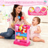 1 2 3 12-18 1-3 Musical Toys for Years Old Toddlers Girls, Interactive Feeding Toy with Music & Balls, Montessori