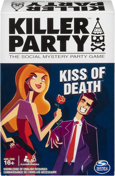 Killer Party - Kiss of Death, The Social Mystery Party Game for Ages 16 and Up