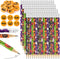 48 Pieces Halloween Pencils with 48 Pieces 3D Pumpkin Erasers Sets in Bulk for Kids Student Halloween Day Goodie Bags