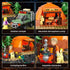 SHAREHB Set 677PCS Mountain Camping Building Blocks - Outdoor Adventure Scene Construction Toy with Tent, Camping Car