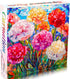 Bgraamiens Puzzle-Carnation-1000 pieces Stained Glass Puzzle for Adults, Stained Glass Flowers Art Puzzle with Blooming Carnations, Impossible Puzzle Color Challenge Puzzle for adults