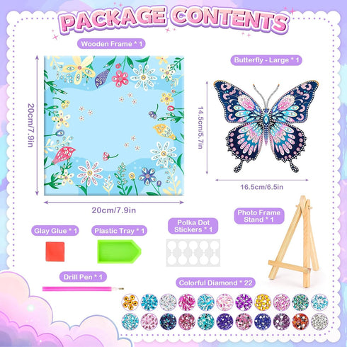 8-12, 6 7 8 9 10 Arts and Crafts for Kids Age Diamond Art Kit for Kids, Gifts for Year Old Girls, Birthday Presents