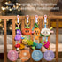 Set, 4 0, 3, 6, 9, 12 TUMAMA Hanging Vegetable Plush Toy Different Vegetable Crib Stroller Toys, Early Baby Cognitive