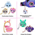 Purse Pets Micros - Roarin’ Rainbow Tiger Small Purse with Eye Roll Feature, Kids’ Toys for Girls 5+