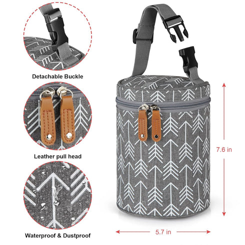 Breastmilk Cooler Tote for Nursing Moms - Insulated Baby Bottle Storage