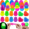 18 Pack Easter Eggs Fillers Light Up Chick Duck Puffer Balls Easter