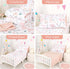 4 Set, Sets GFU Piece Toddler Bedding Ultra Soft and Breathable Toddler Comforter for Girls Includes Quilted Comforter