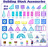 114pcs Kids,3D 3-5 4-8,STEM SKTMYY Magnetic Tiles for Diamond Princess Ice Castle, Magnetic Tiles Age Educational Toys