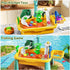 1-3 4-8 2 3 4 5 6 7 8 Kids Water Table Play Toy for Toddlers Years Old - Kitchen Sink with Pump and Flowing Water