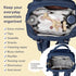 Backpack-Multifunction RUVALINO Diaper Bag Baby Travel Bag with Changing pad, Insulated Bottle Holders & Pacifier Case