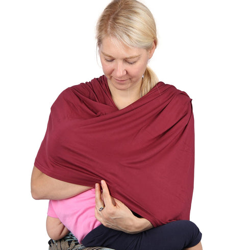 NeoTech Care Baby Nursing Cover, Soft Fabric Breastfeeding Scarf (Beige)