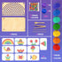 Counting 3 4 5 Toddler Wooden Learning Montessori Toys Preschool educational board bead game Baby Rainbow Stacking
